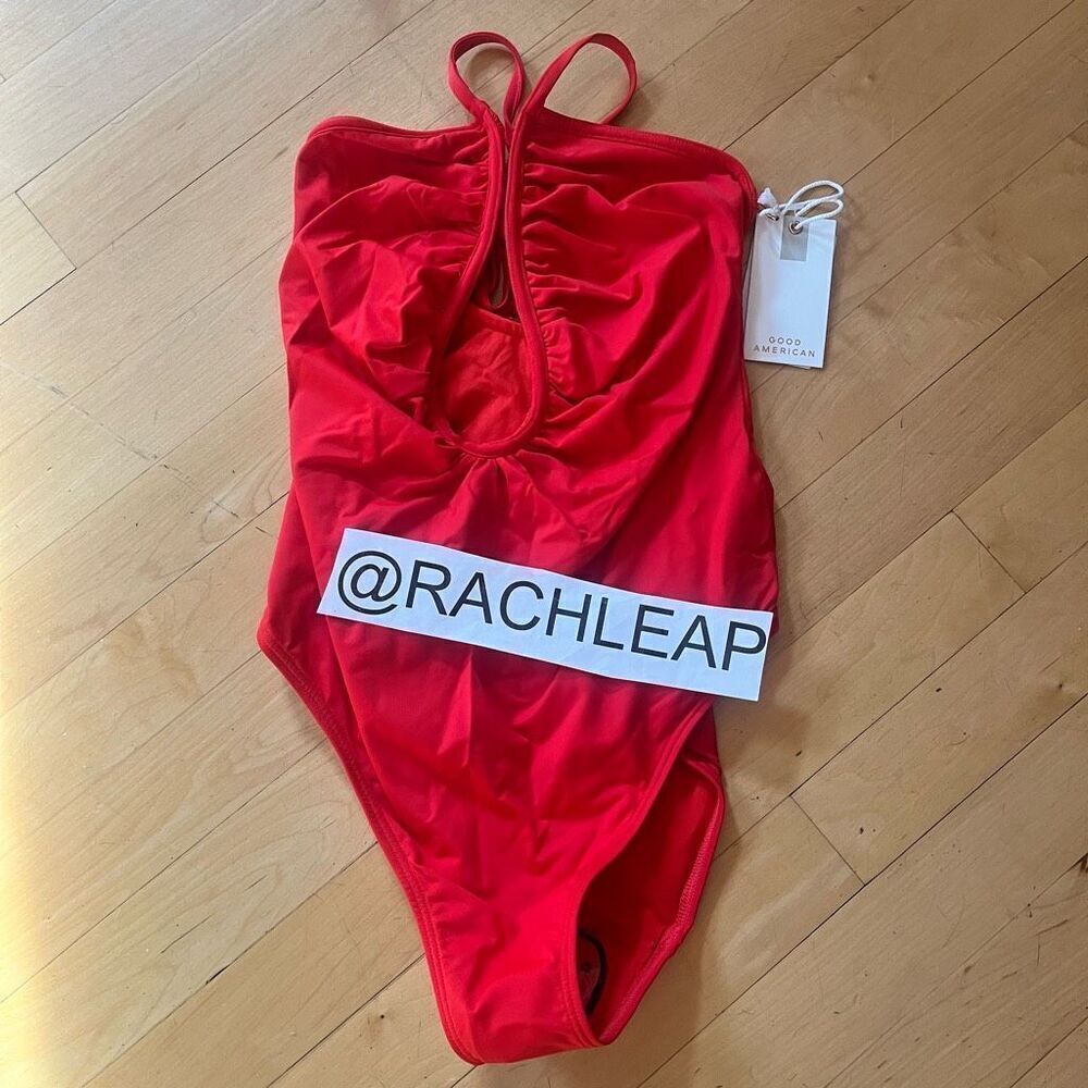 $130 Leilani Halter Neck One-Piece Swimsuit size 2 m8 - Picture 2 of 7